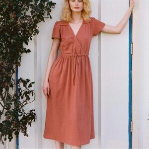 New with tags - Dawn dress by Christy Dawn - Terracotta Gauze - size small